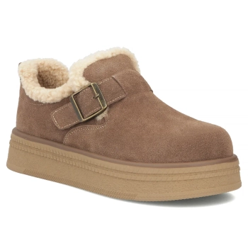 Skórzane półbuty Filippo DP7946/26 BR brązowe