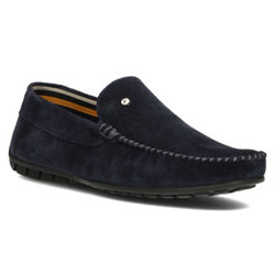 Leather loafers Filippo MP923/23 NV navy