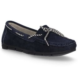 Leather shoes Filippo DP1403/20 NV navy blue