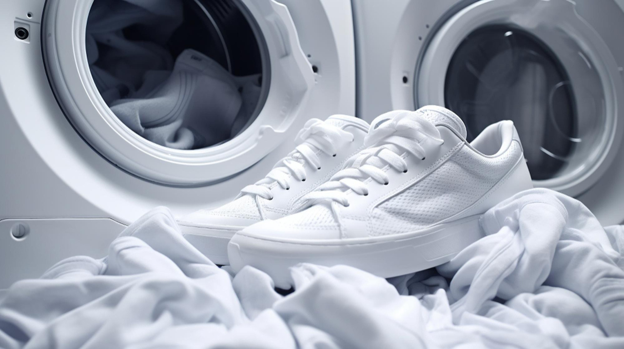 Can leather shoes be washed in a washing machine?