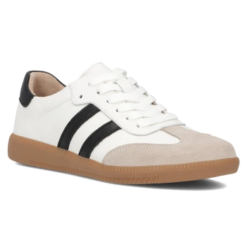 Leather sneakers Filippo DP6741/25 WH white