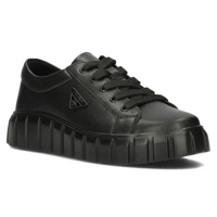 Leather sneakers Filippo DP4670/25 BK black