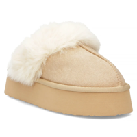 Fur slippers Filippo DK6679/24 BE beige