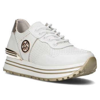 Leather Sneakers Filippo DP3538/22 WH white