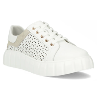 Leather Sneakers Filippo DP6164/24 WH white