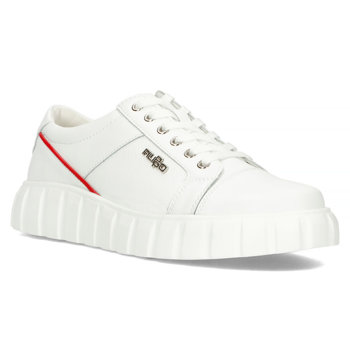 Leather Sneakers Filippo MP942/23 WH white