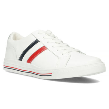 Leather Sneakers Filippo MP947/23 WH white