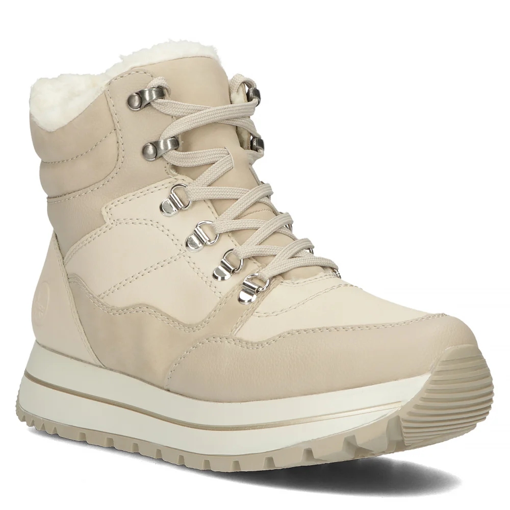 Leather Sneakers Rieker N4002-60 beige