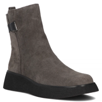 Leather ankle boots DBT6387/24 GR grey