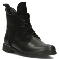 Leather ankle boots Filippo DBT4749/24 BK black