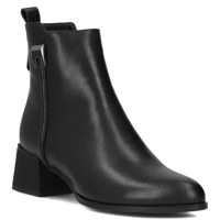 Leather ankle boots Filippo DBT6594/24 BK black