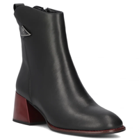 Leather ankle boots Filippo DBT6599/24 BK black