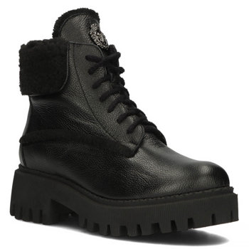 Leather boots Filippo 60374 black