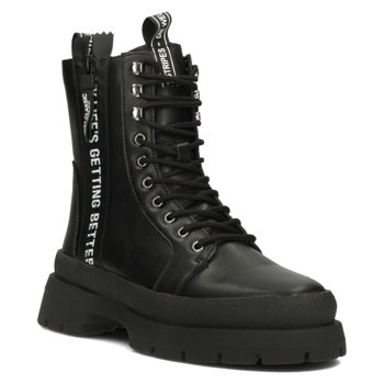 Leather boots Filippo DBT4153/22 BK black