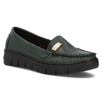 Leather loafers Filippo 10167 green