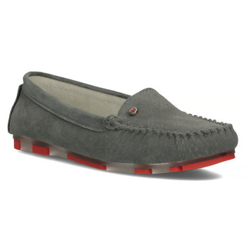 Leather loafers Filippo DP2037/22 GR RD grey