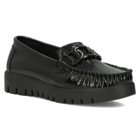 Leather loafers Filippo DP3334/24 BK L black