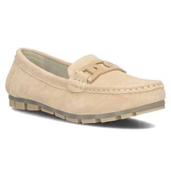 Leather loafers Filippo DP3630/23 BE beige