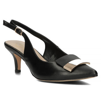 Leather pumps Filippo DP4425/23 BK black