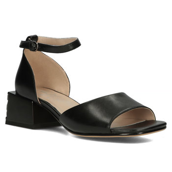 Leather sandals Filippo DS4419/23 BK black