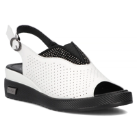 Leather sandals Filippo DS6145/24 WH white