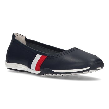 Leather shoes Filippo DP2063/21 NV navy blue