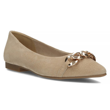 Leather shoes Filippo DP3642/22 BE beige