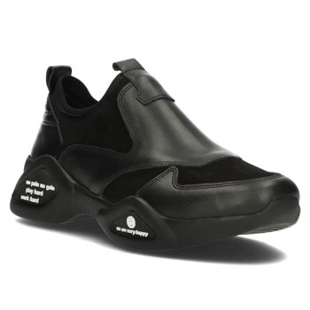 Leather shoes Filippo DP3911/22 BK black