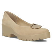 Leather shoes Filippo DP4569/24 BE beige