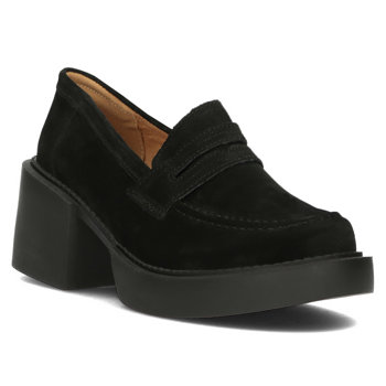 Leather shoes Filippo DP4685/23 BK black