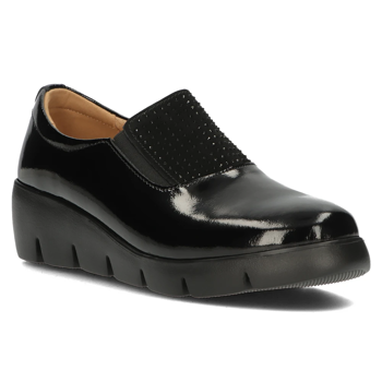 Leather shoes Filippo DP4784/23 BK black