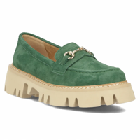 Leather shoes Filippo DP6089/24 GE green