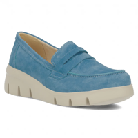 Leather shoes Filippo DP6248/24 BL blue