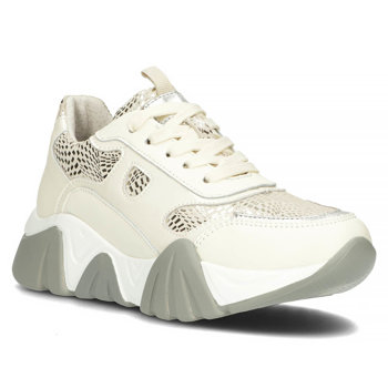 Leather sneakers Filippo DP4516/23 BE beige