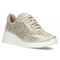 Leather sneakers Filippo DP4690/24 GO gold