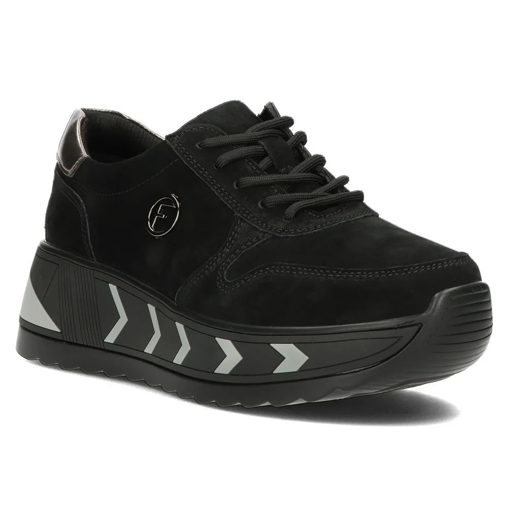 Leather sneakers Filippo DP4930/23 BK black