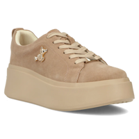 Leather sneakers Filippo DP6246/24 BE beige