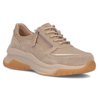 Leather sneakers Filippo DP6435/24 TP taupe