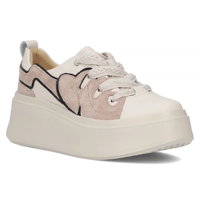 Leather sneakers Filippo DP6684/24 BE beige