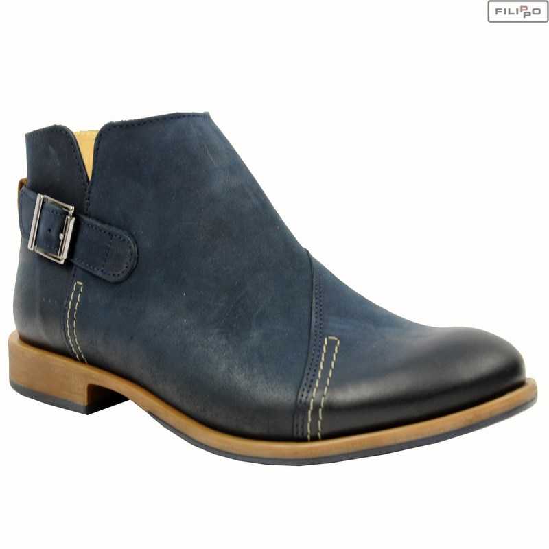 Ankle boots FILIPPO 414s navy blue/bronze 8019725