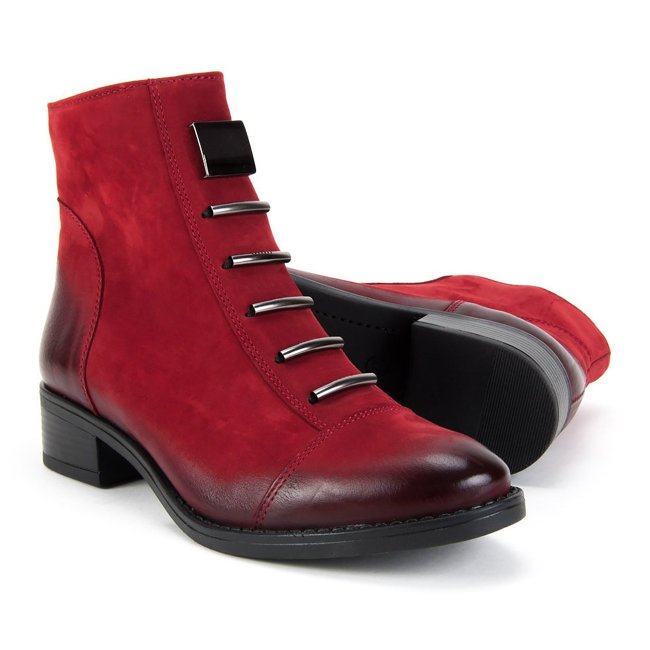 Ankle boots FILIPPO 457s Bordo Nubuk