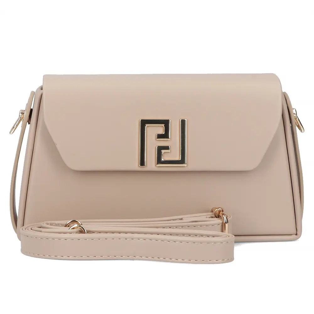 Beige handbag simplicity