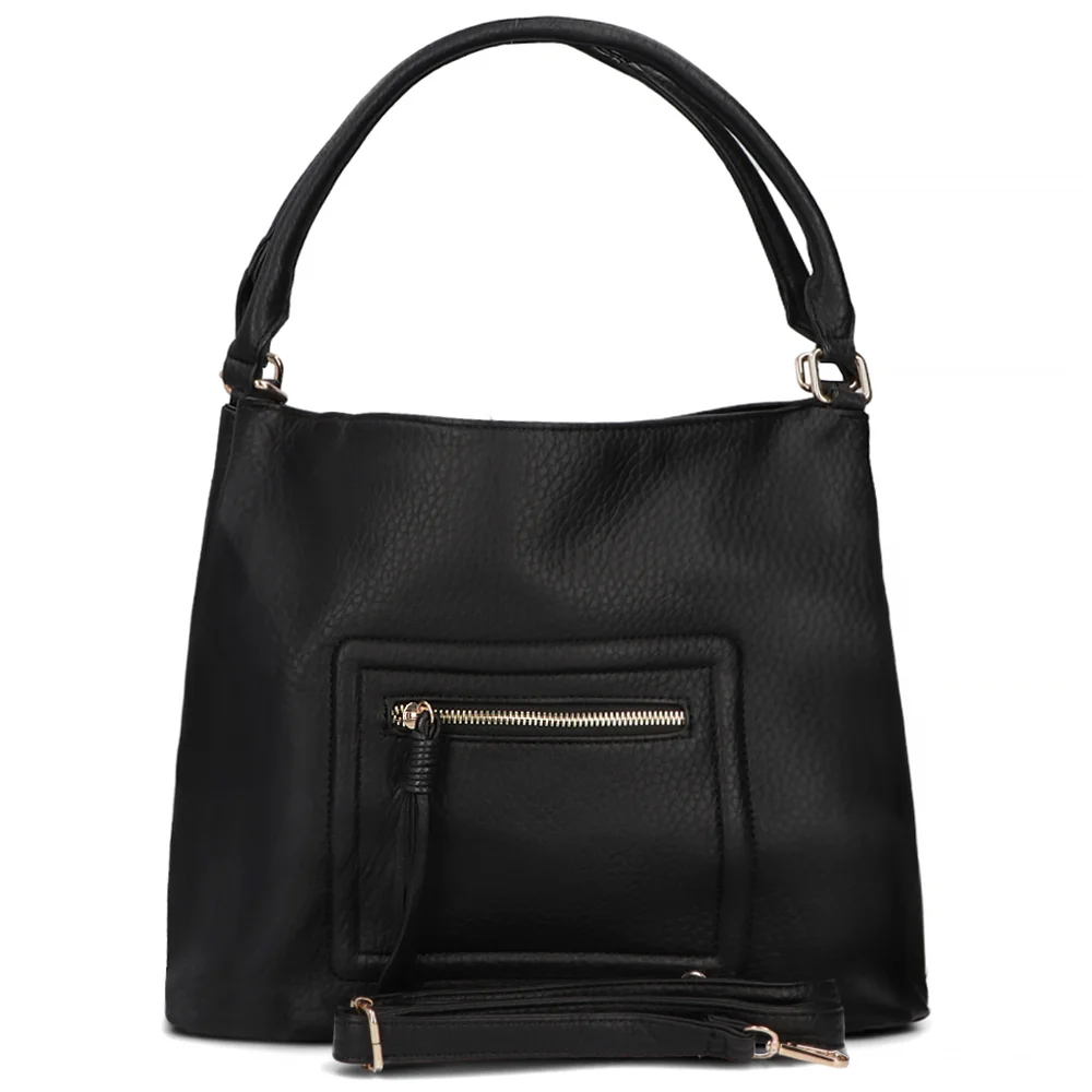 Black handbag milano soft