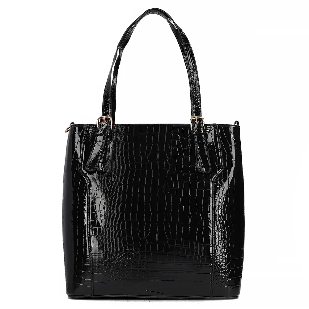 Black shopper bag black allure