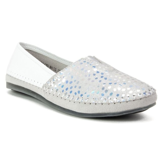 Filippo Loafers DP031/19 WH SL White Silver