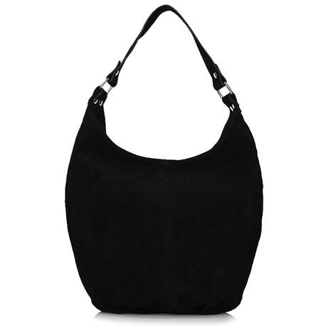 Handbag Toscanio Hobo Suede A284 black