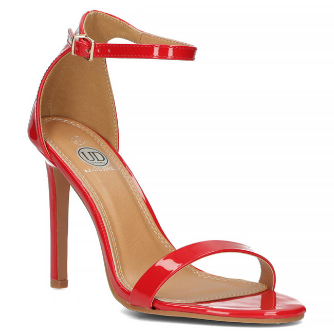 Heeled Sandals Filippo B508YH-PB red