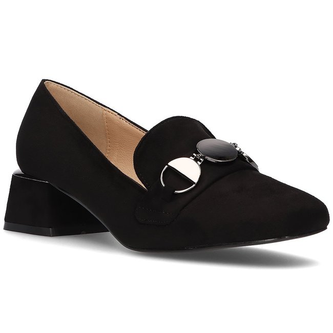 Heeled shoes FILIPPO DP2097/22 BK black