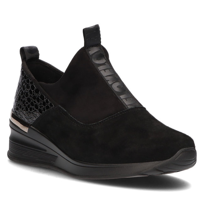 Leather Sneakers Filippo DP1689/21 BK BK Black