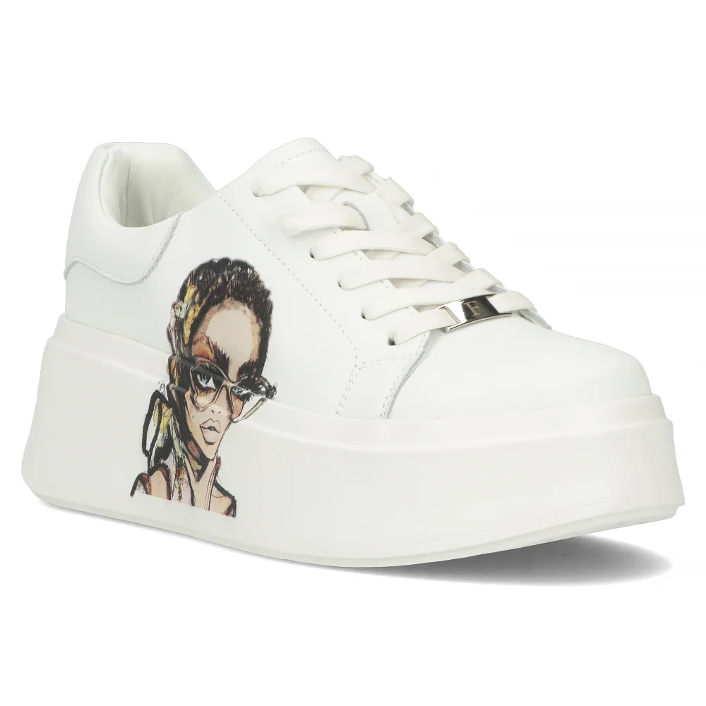 Leather Sneakers Filippo DP6207/25 WH white